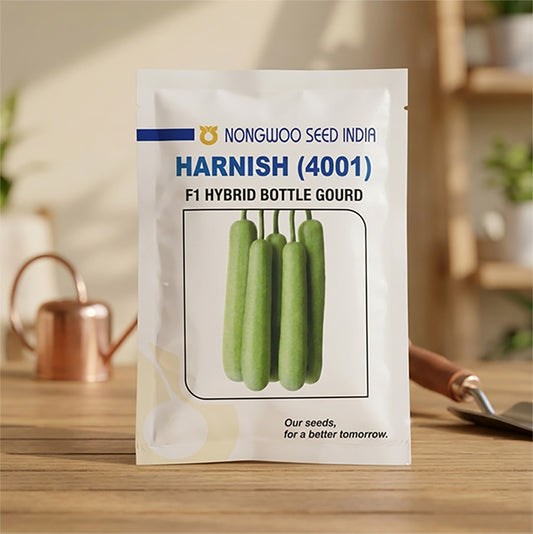 Bottlegourd Nongwoo Harnish Seeds for High Yield Farming | Dhartibeej
