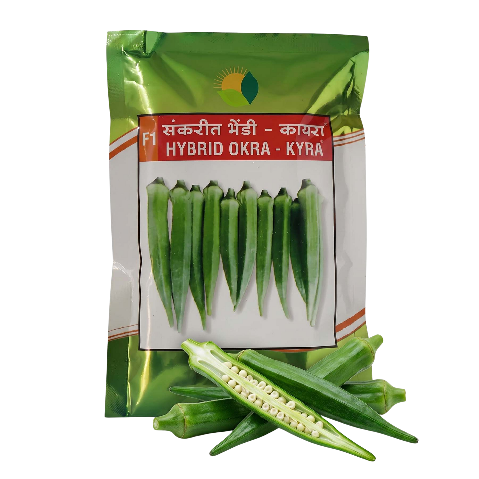 Bhendi Sun Agri Kyra Seeds for High Yield Farming | Dhartibeej