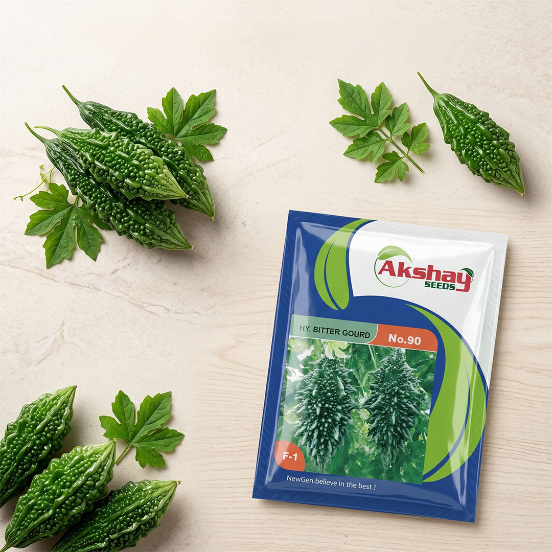 Bitter Gourd Akshay No.90 Seeds Online | Dhartibeej