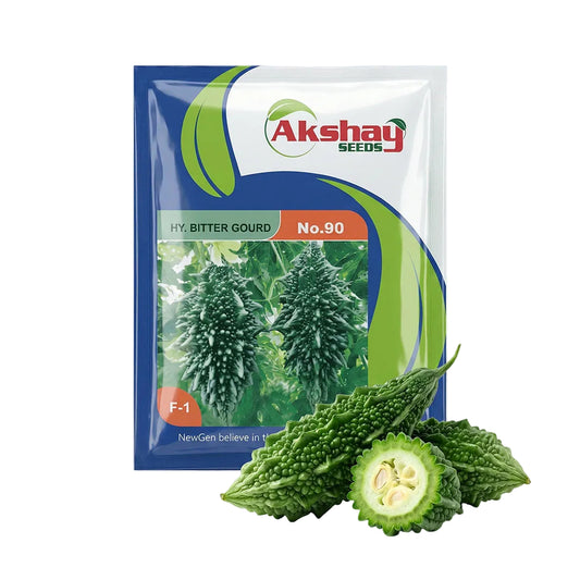 Bitter Gourd Akshay No.90 Seeds Online | Dhartibeej