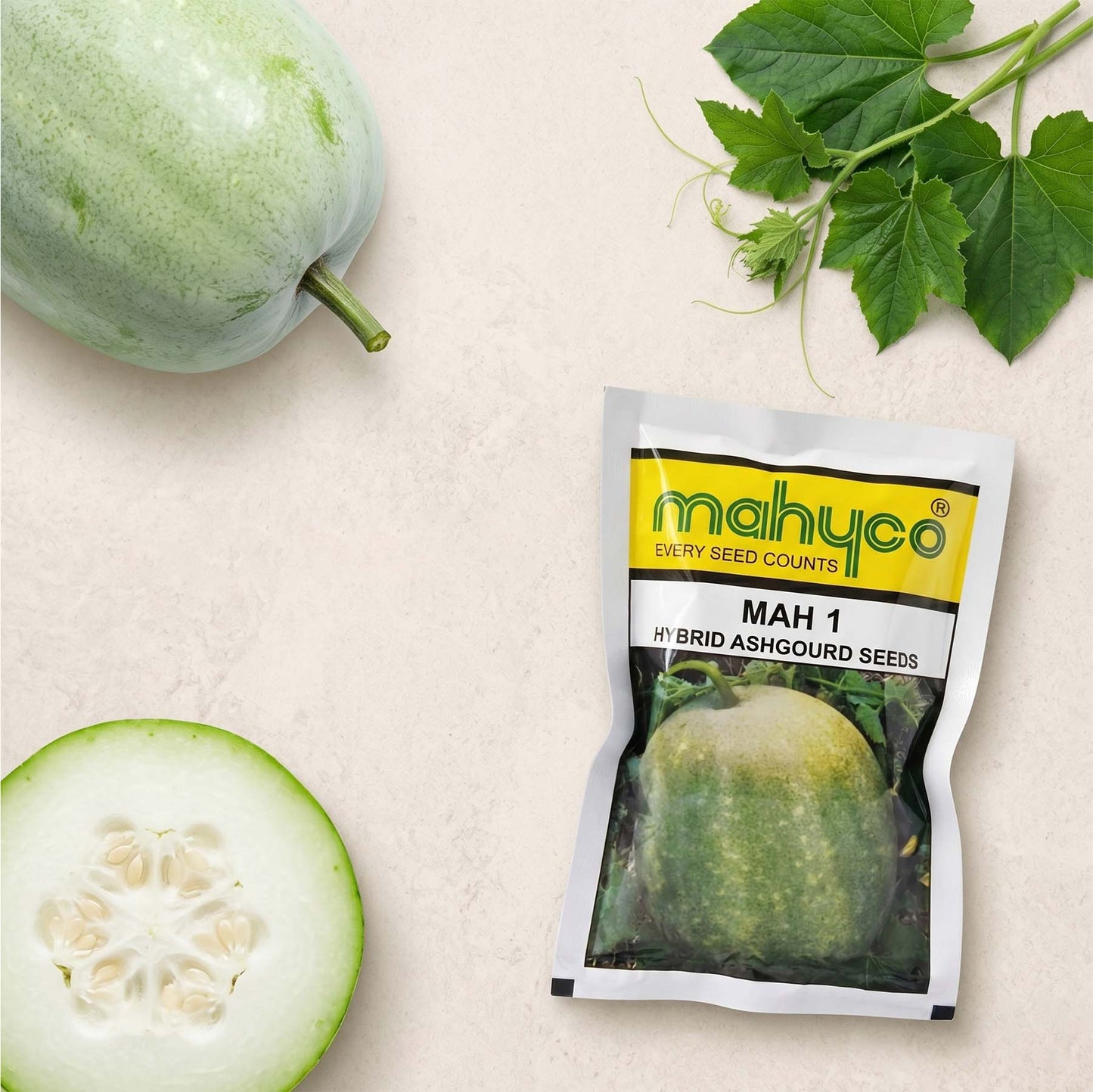 Ashgourd Mahyco Mah 1 Seeds for High Yield Farming | Dhartibeej