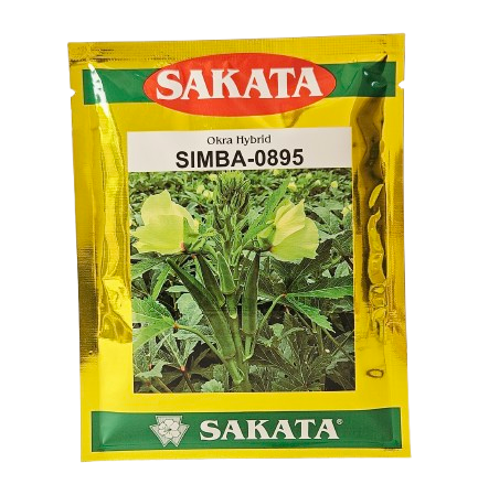Bhendi Sakata Simba 0895 Seeds for High Yield Farming – Dhartibeej