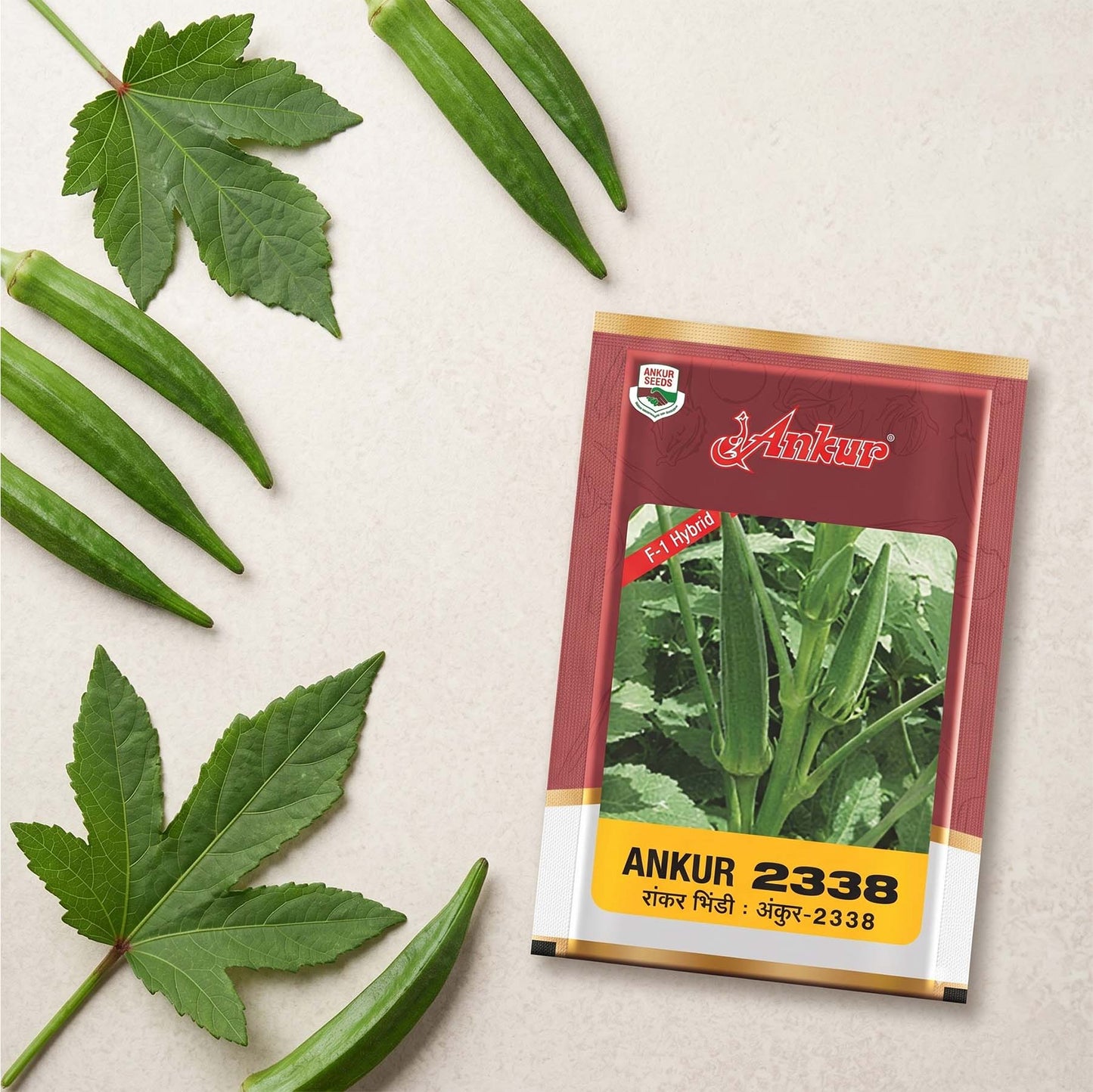 Bhendi Ankur 2338 Seeds for High Yield Farming | Dhartibeej