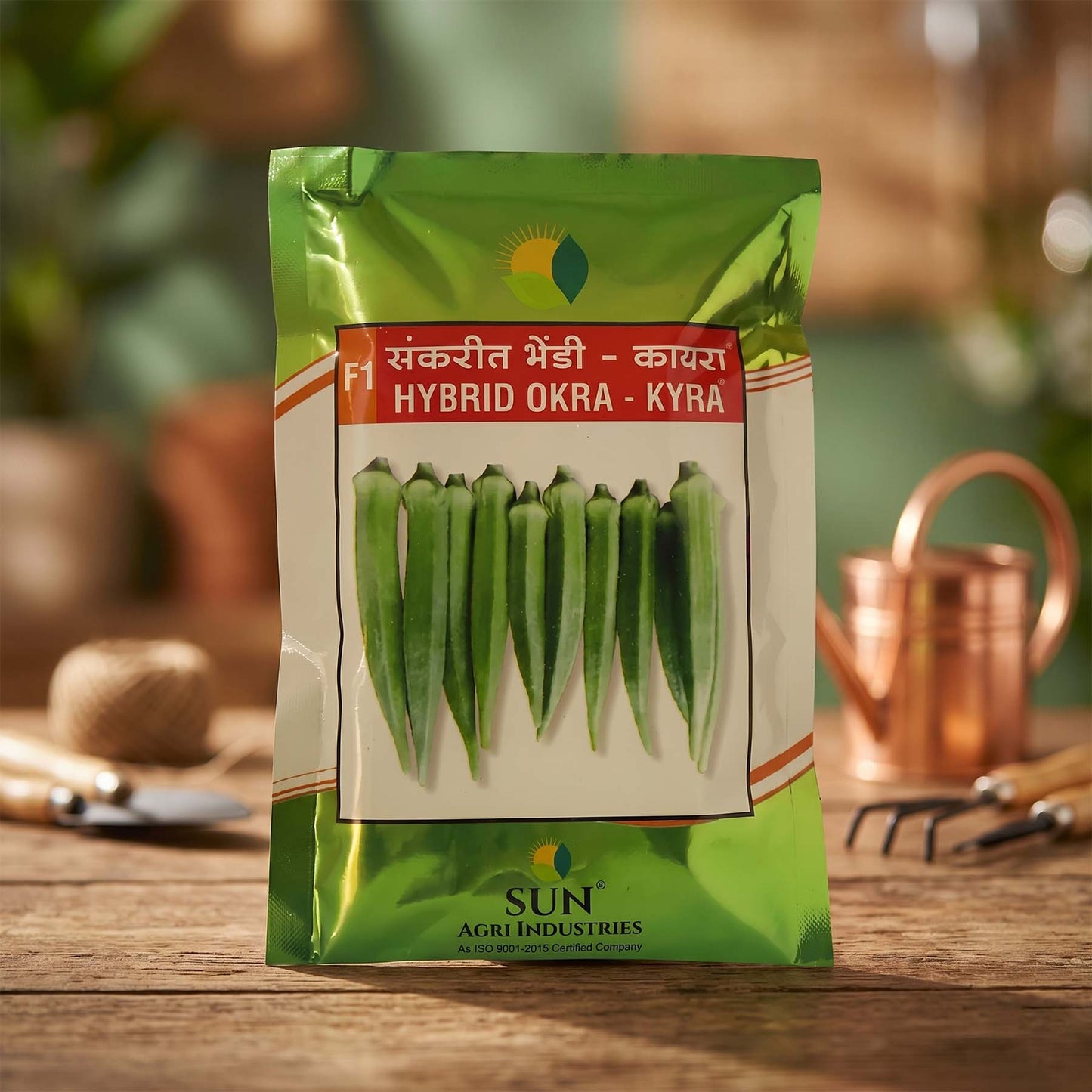 Bhendi Sun Agri Kyra Seeds for High Yield Farming | Dhartibeej