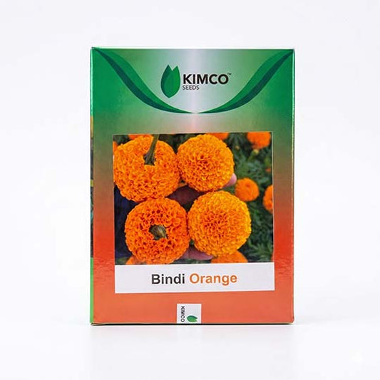 Marigold Kimco Bindi Orange Flower Seeds Online | Dhartibeej