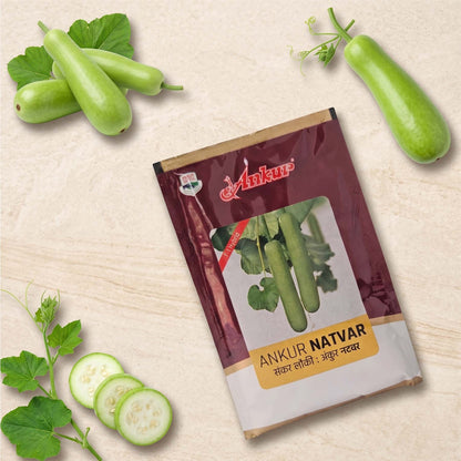 Bottle Gourd Ankur Natwar Seeds Online | Dhartibeej