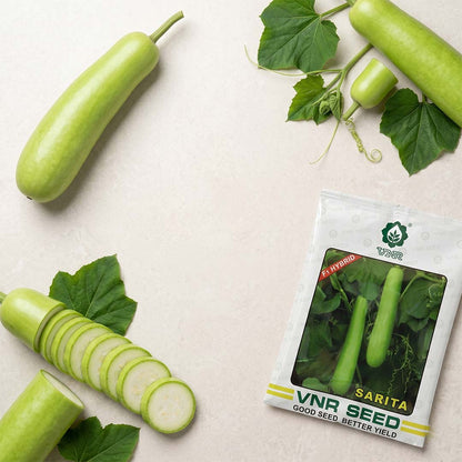 Bottle Gourd Vnr Sarita Seeds Online | Dhartibeej