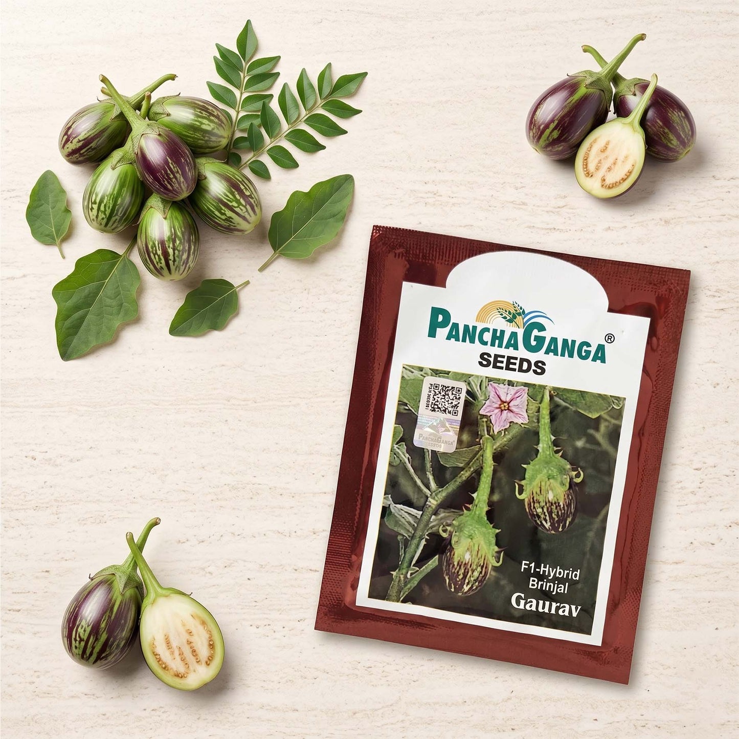 Brinjal Panchaganga Gaurav Seeds Online | Dhartibeej