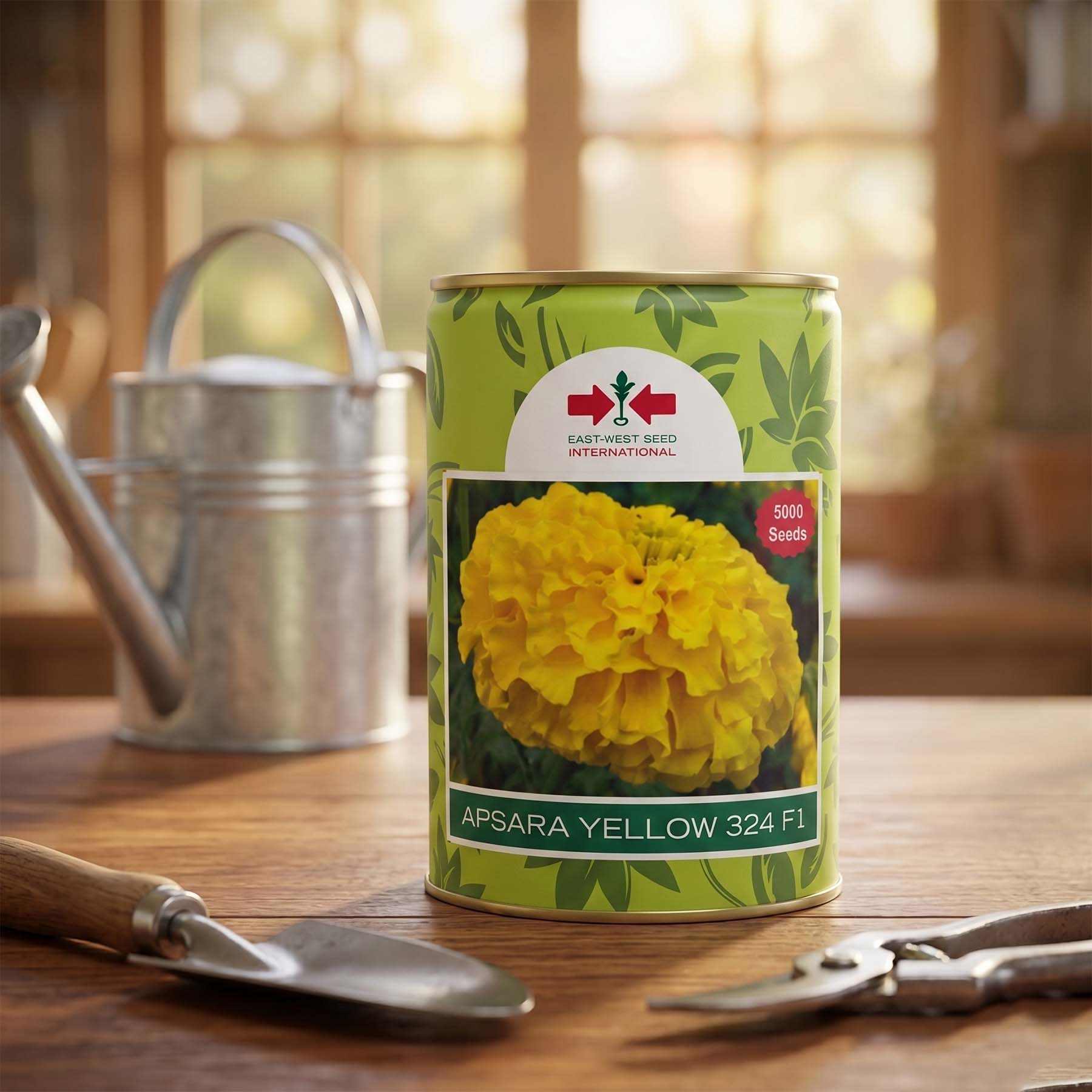 Marigold East West Apsara Yellow Flower Seeds Online | Dhartibeej