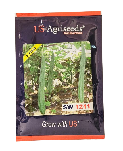 Ridgegourd Us Agri Seeds Sw 1211 Seeds for High Yield Farming – Dhartibeej
