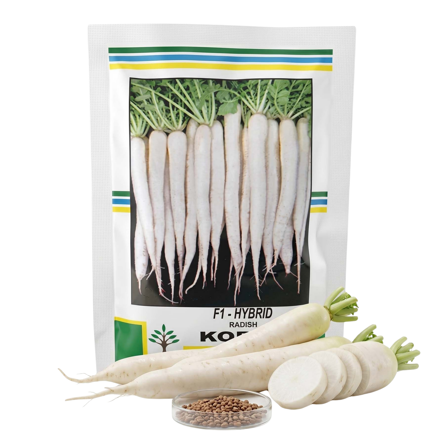 Radish Kalash Koren Seeds Online | Dhartibeej